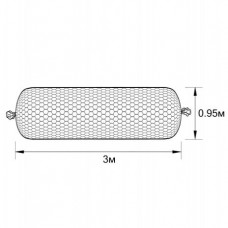 Габион ГСИ-Ц-3,0х0,95-С80-3,0-Ц